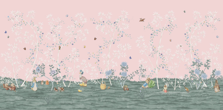 Peter Rabbit wallpaper from Fromental