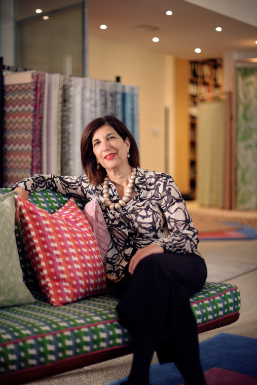 Michal Silver co-founder of Christopher Farr Cloth