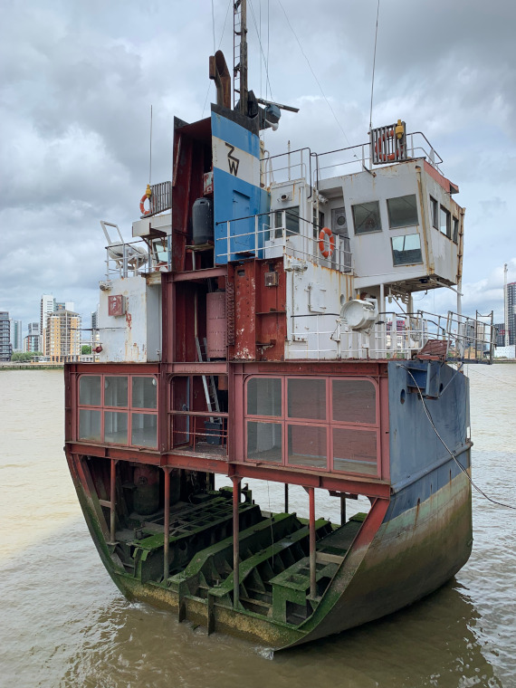 A slice of reality artwork by Richard Wilson