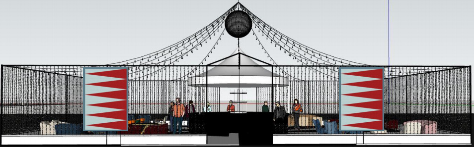 Sara Cosgrove's design for the Decorex bar