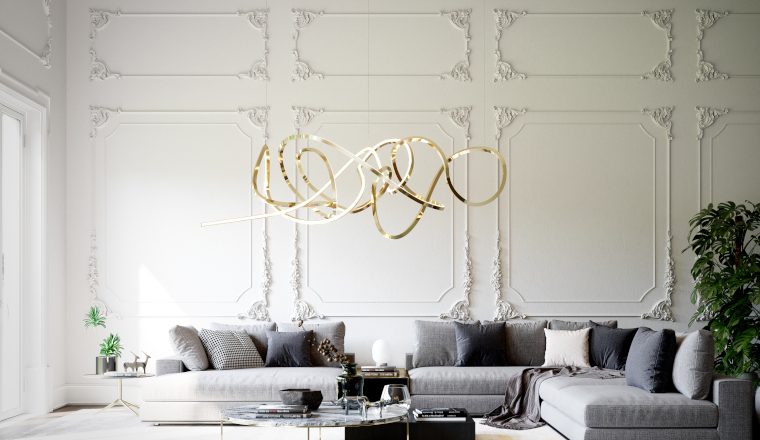 Inari modern chandelier from Cameron Design House