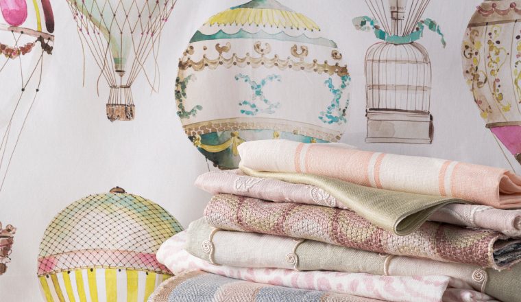 Whimsical wallpaper at London Desogn Week