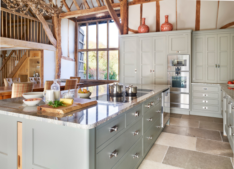 Kitchen in the barn conversion