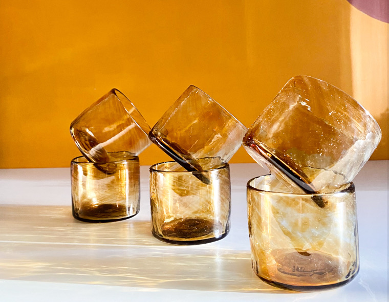 Recycled glass from Revolution of Forms