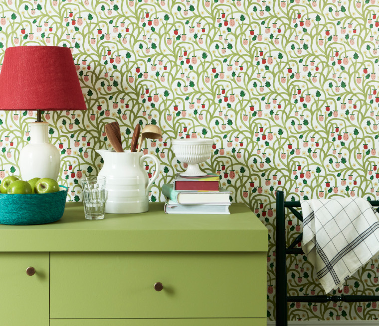 Interior design news wallpaper by Monika Forsberg