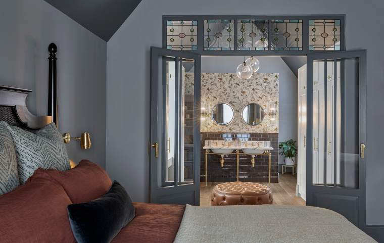 Cherie Lee master suite in Queen Anne style house