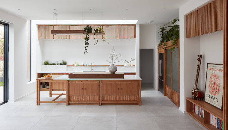 Japanese inspired kitchen from H Miller Bros