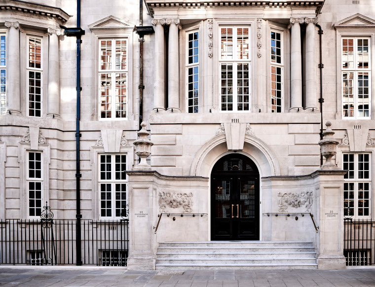 The grand entrance to The Twenty Two