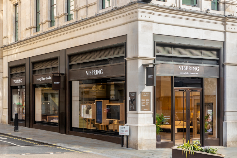 Vispring's new Lodnon showroom