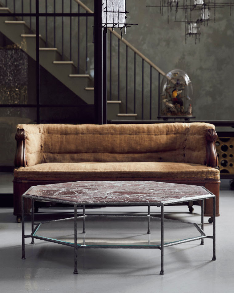 Octagonal coffee table from Cox London