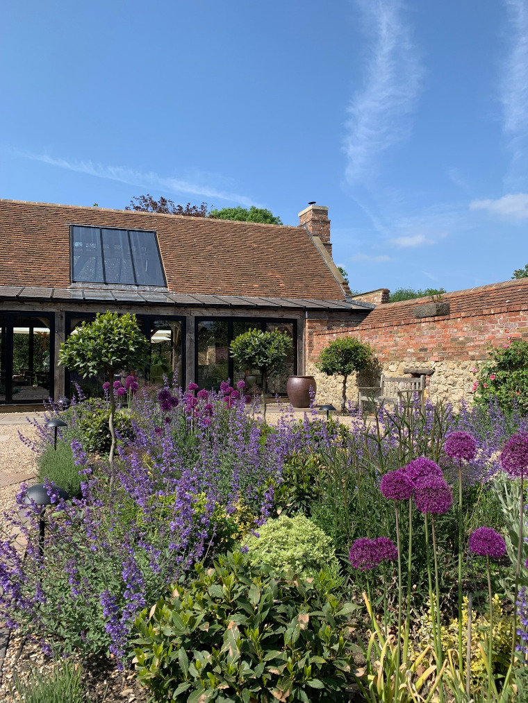 Kitchen garden at Boys Hall kent