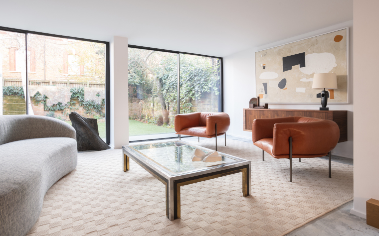 Living room modernist house