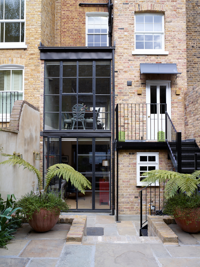 Exterior of colourful family home
