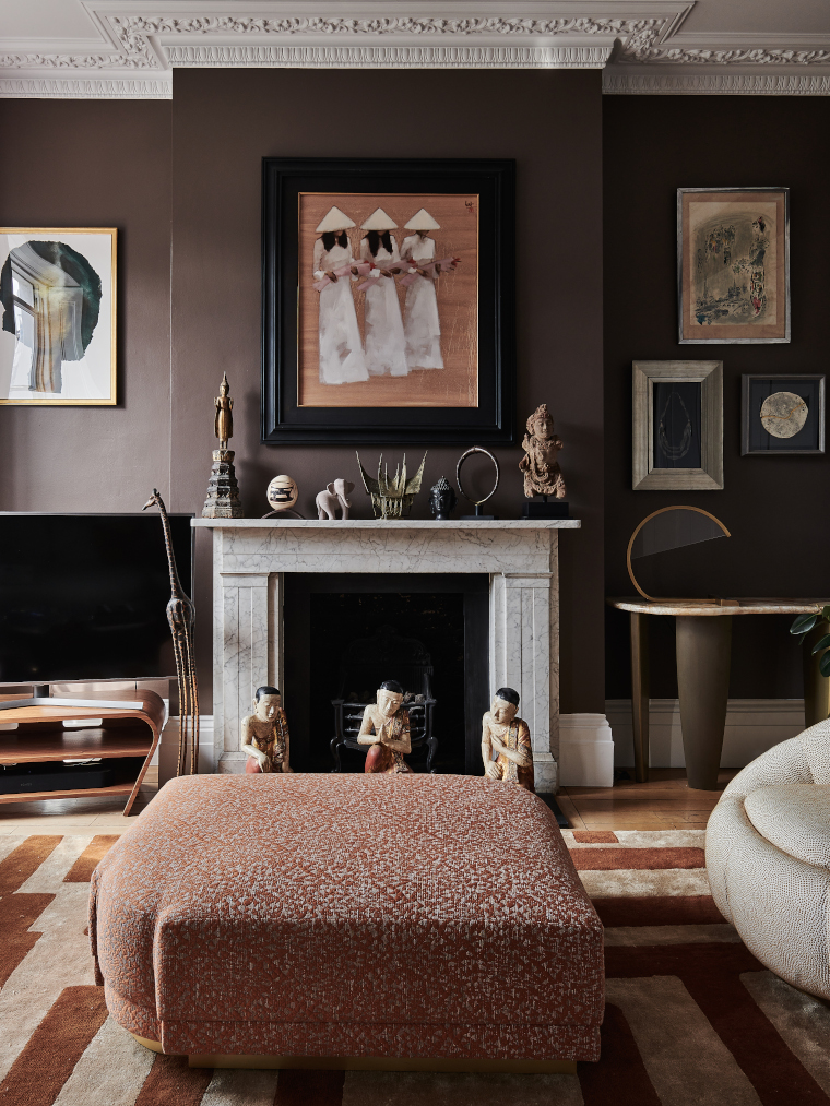 incorporating art into an interior design scheme