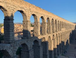 Aqueduct at Segovia Parador holiday