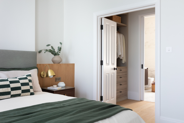 Master bedroom Georgian townhouse